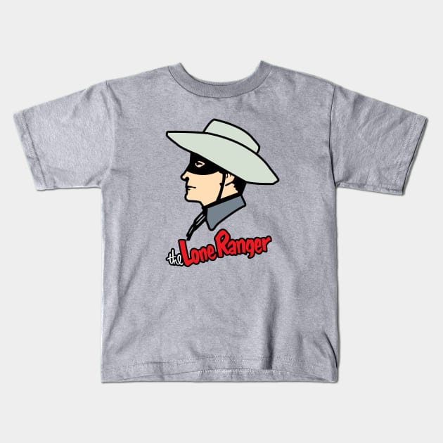 The Lone Ranger Kids T-Shirt by liora natalia